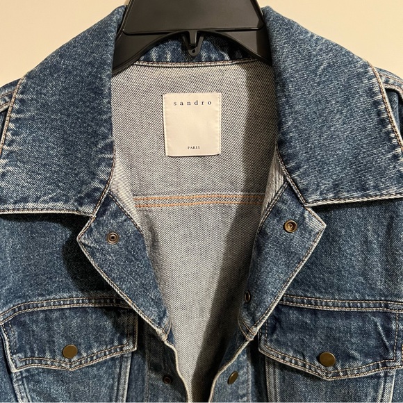 Sandro denim jacket - Picture 2 of 7